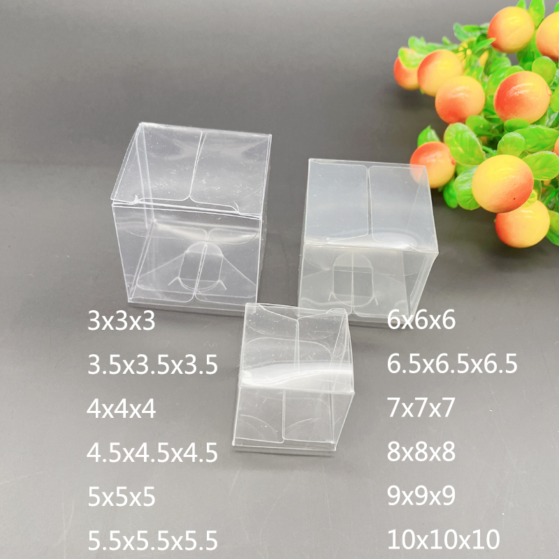Event Party Box - 100Pcs 3-10Cm Vierkante Plastic Gift Box