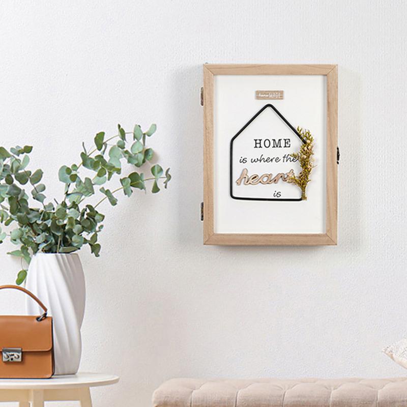 Flower Wall Panel - Sleutelhouder Wandmontage Sleutelkast Organizer Muurbevestiging Met