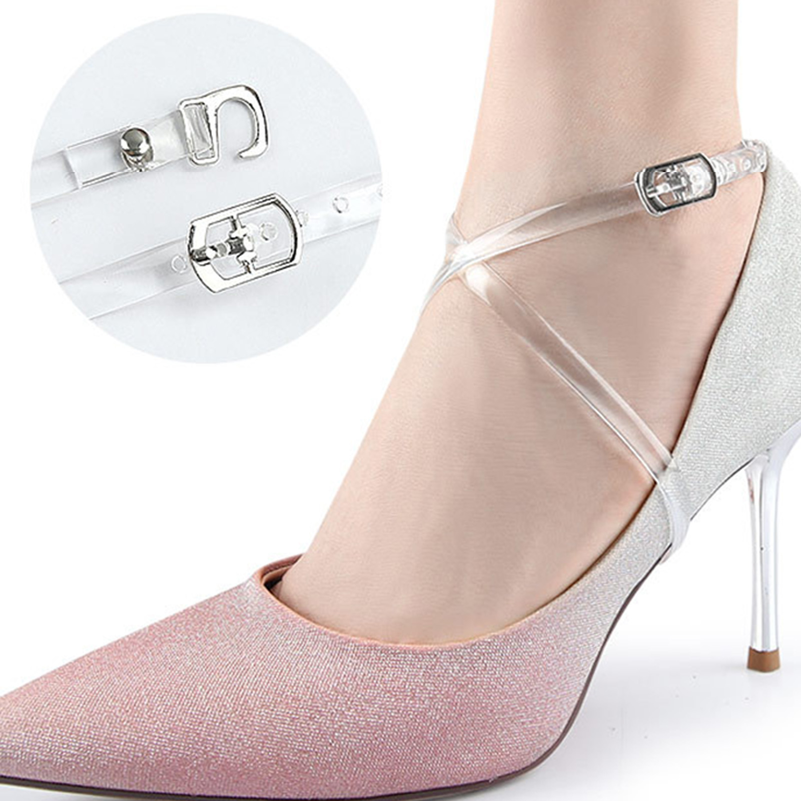 Event Party Shop - Dames hakken schoenen doorzichtige banden voorkomen