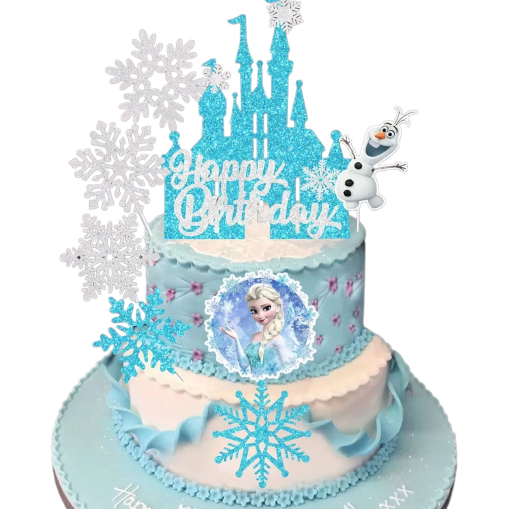 Event Z - 2026 8-delige Frozen Cake Toppers Set,