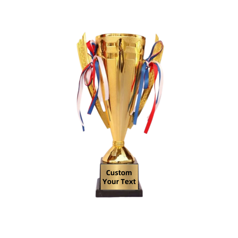 Plastic Cup 50Pcs - 11/15 inch hoge gouden beker trofee