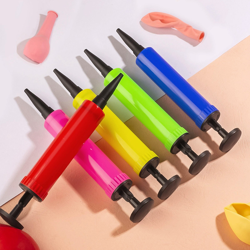 Balloon Pump Hand - Mini Hand Push Ballonpomp Plastic Ballon