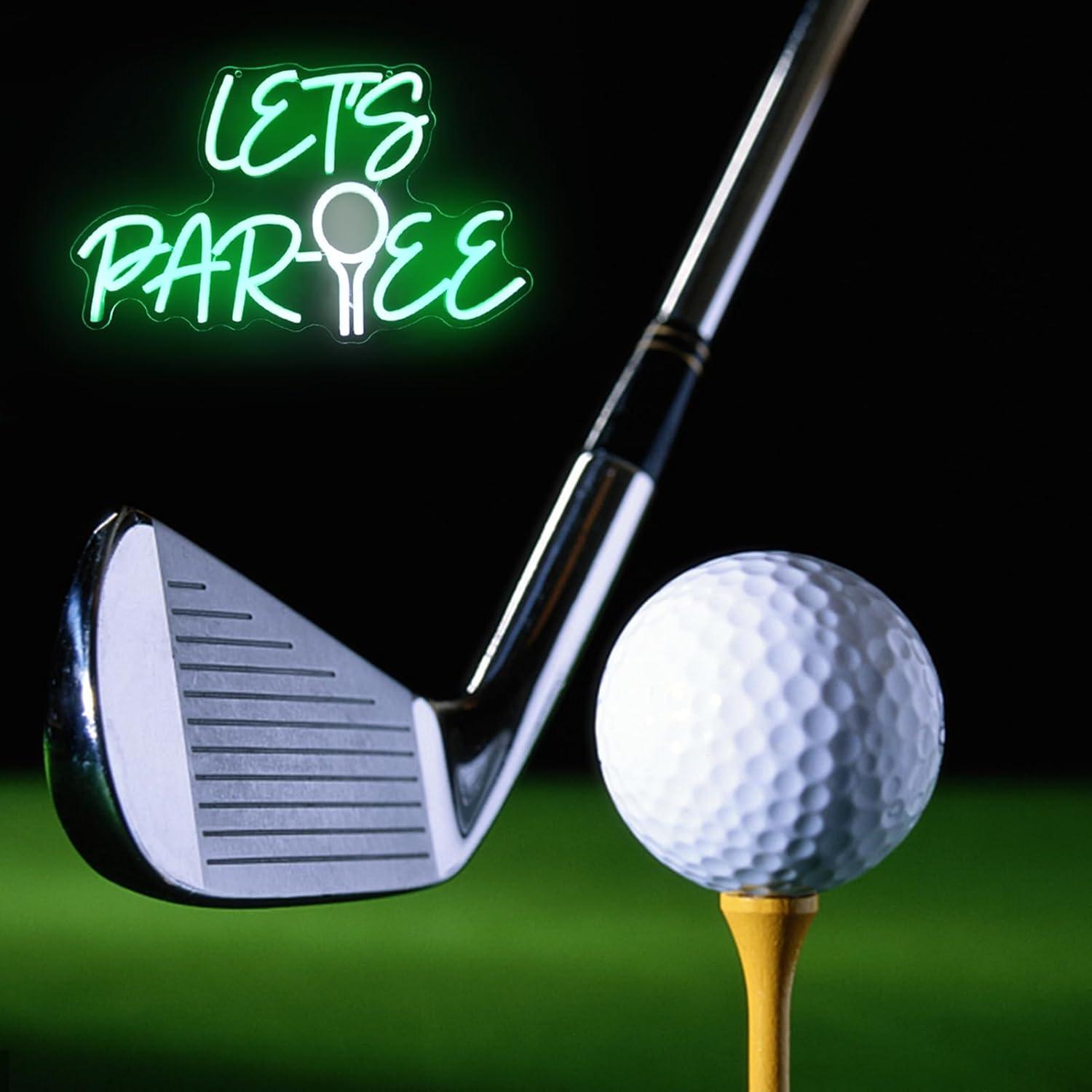 Laten we Par Tee Neon Sign Gol - Neon Sign Party recensie en prijs