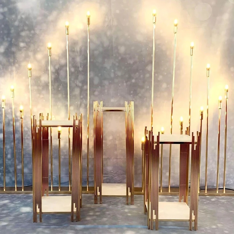 decoratie goud metalen loopbru - Dessert Table Backdrop recensie en prijs