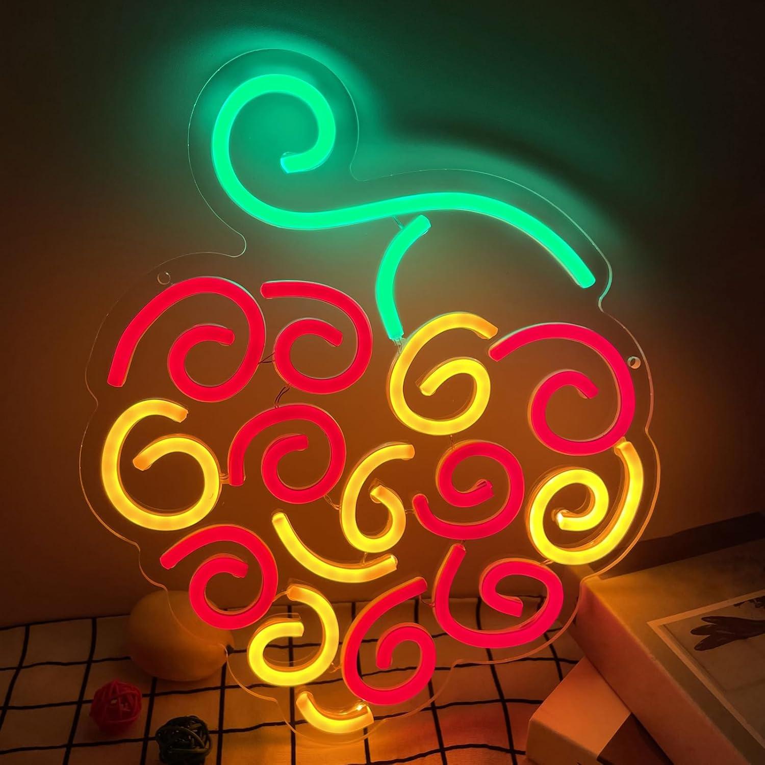 Cyber Fruit Neon Sign USB Dimb - Neon Sign Party recensie en prijs