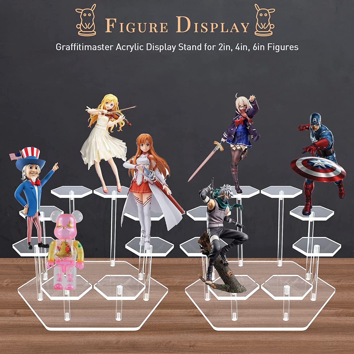 8/9 Tier Acryl Display Stand V - Cupcake Stand Tier recensie en prijs