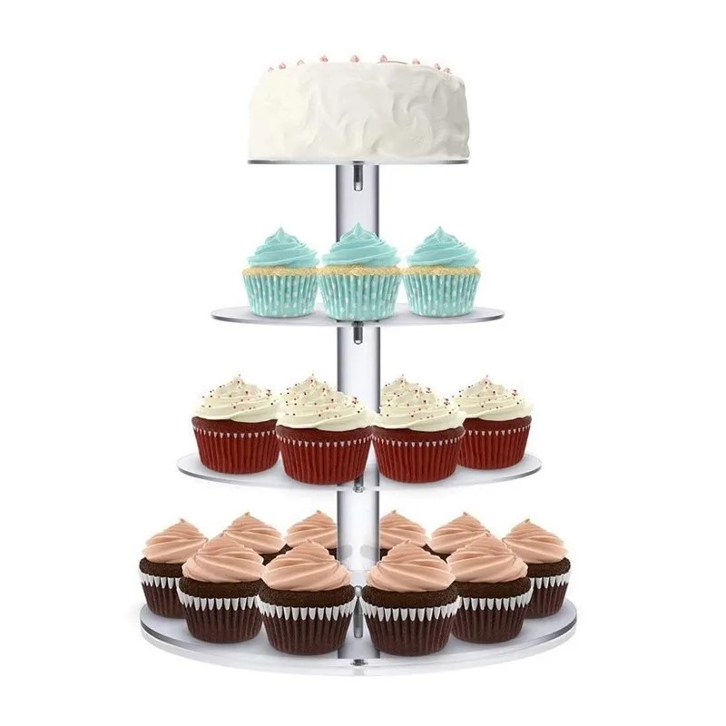 Helder acryl 3-5 Tier Cupcake  - Cupcake Stand Tier recensie en prijs