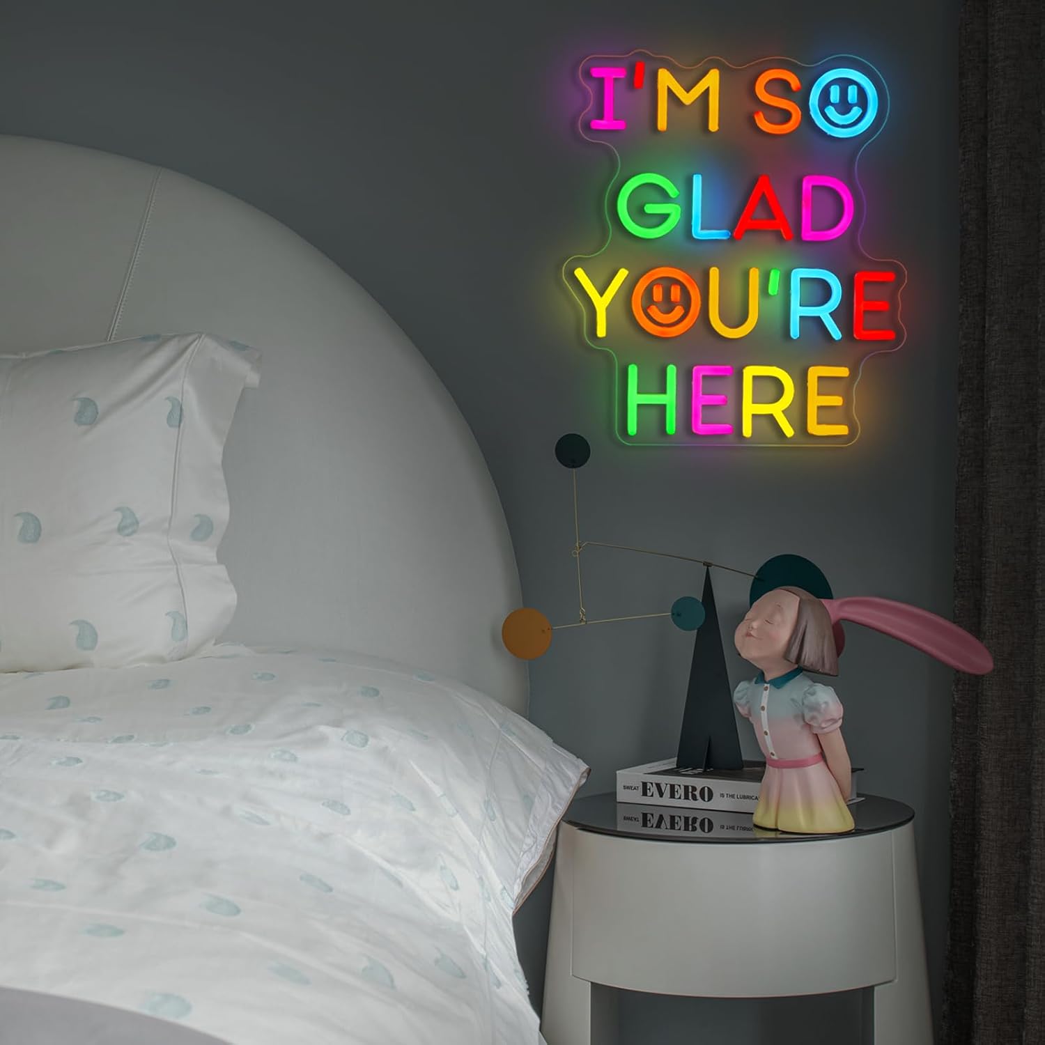    Ik ben zo blij dat je hier - Neon Sign Party recensie en prijs
