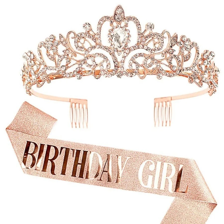 2-delige set met strass-krista - Birthday Sash Glitter recensie en prijs