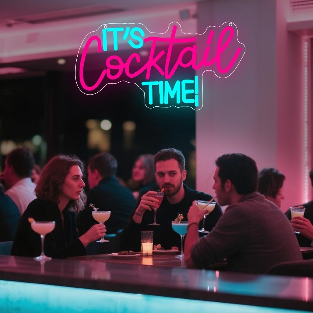 Cocktails Neon Sign USB-aanged - Neon Sign Party recensie en prijs