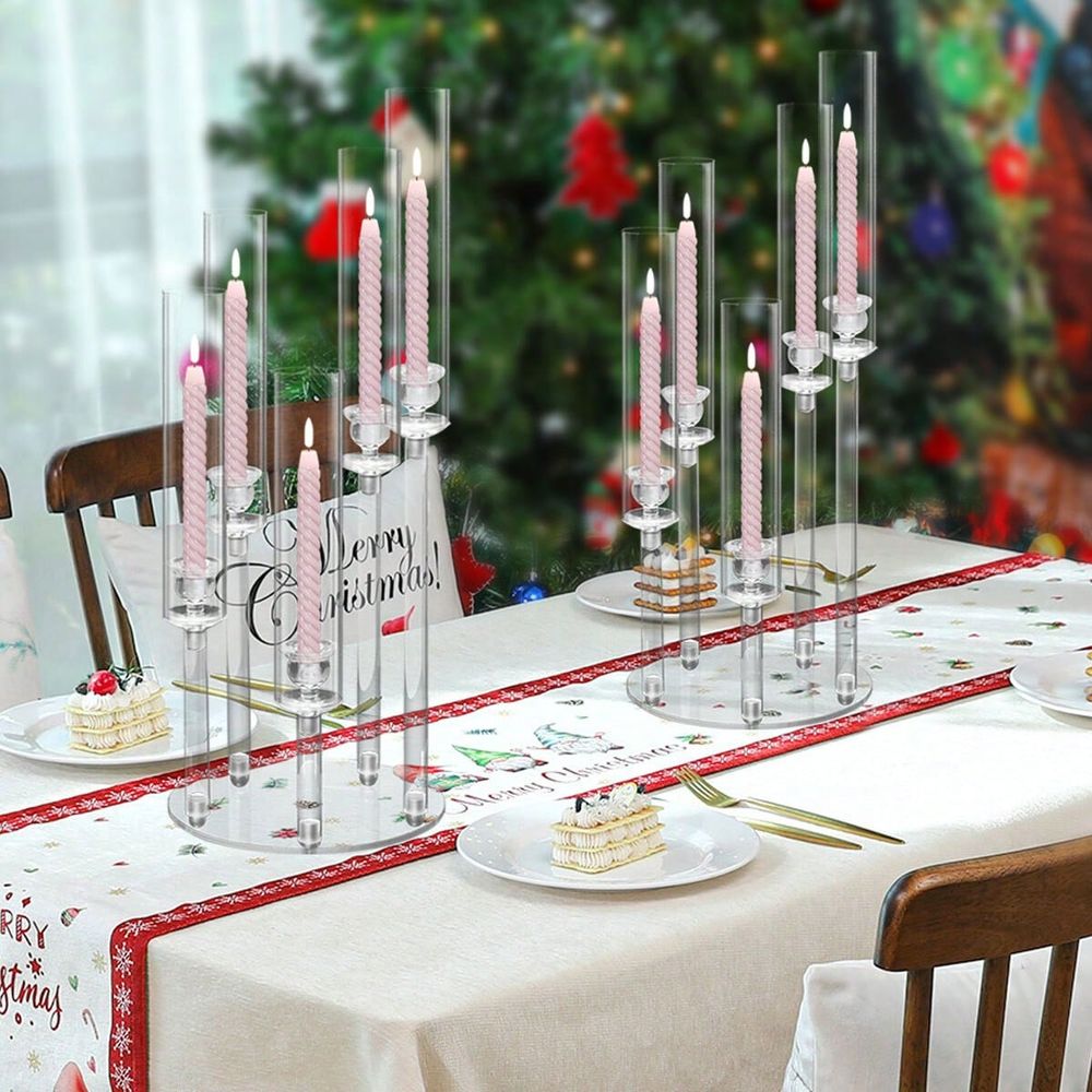 5-armige acryl kandelaar voor  - Centerpiece Stick recensie en prijs