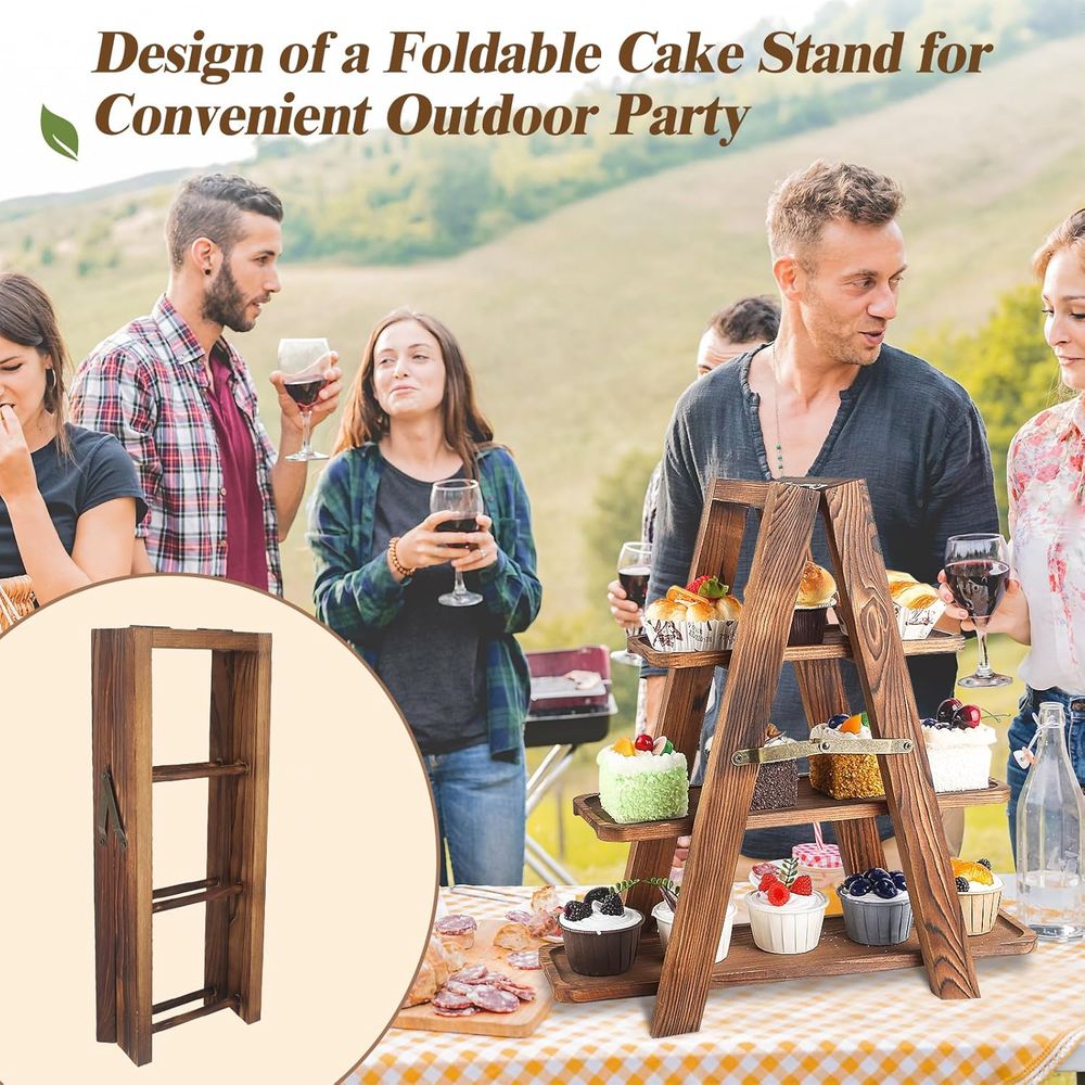 3-laags cupcake-standaard met  - Cupcake Stand Tier recensie en prijs