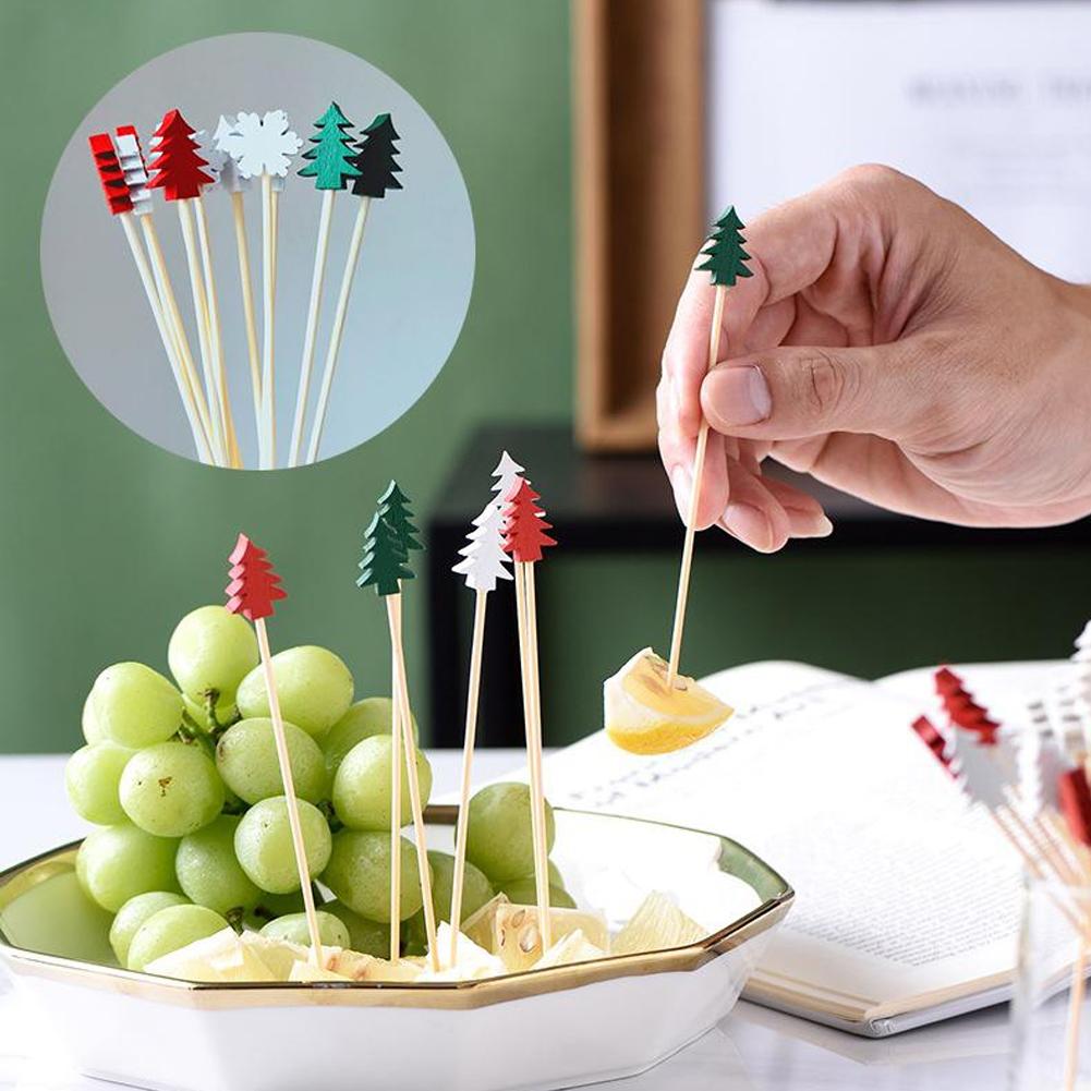 50 stuks kerstcocktailprikkers - Centerpiece Stick recensie en prijs